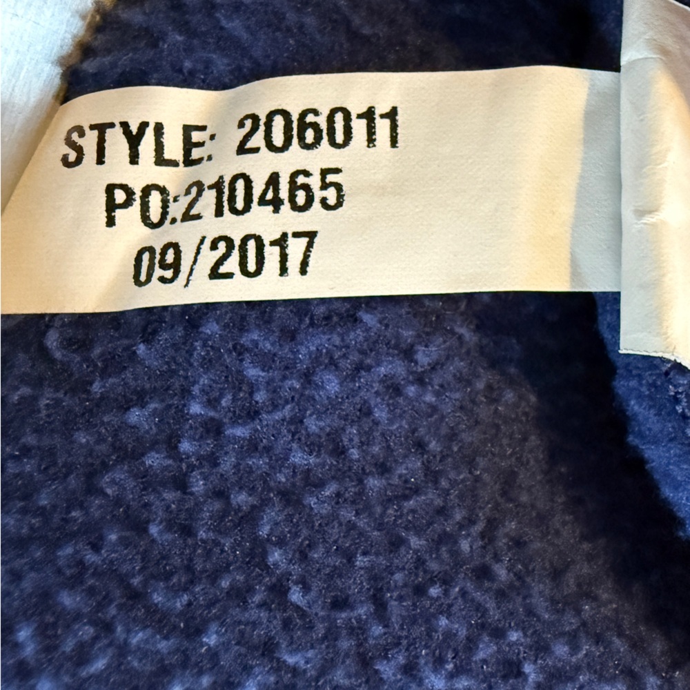 Vineyard Vines Blue Fleece Shirt Snap Button Pullover Women’s Size S - Picture 7 of 10